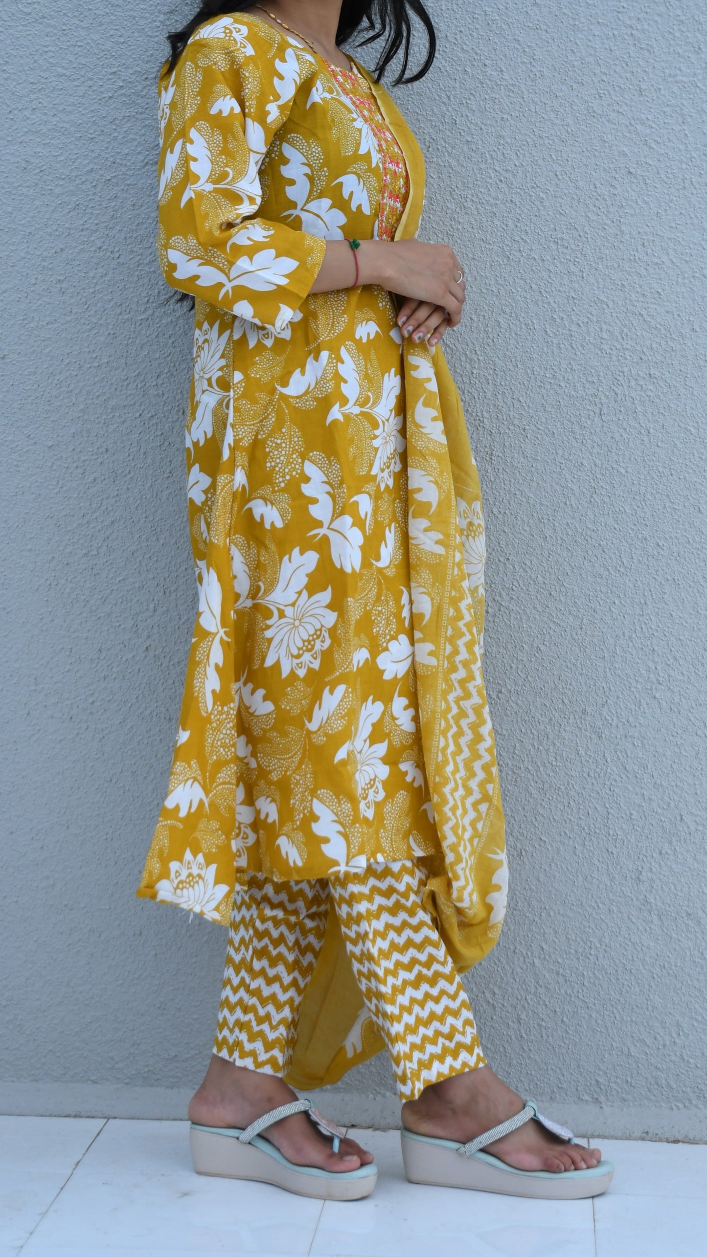 HaldiBloom Floral Suit Set