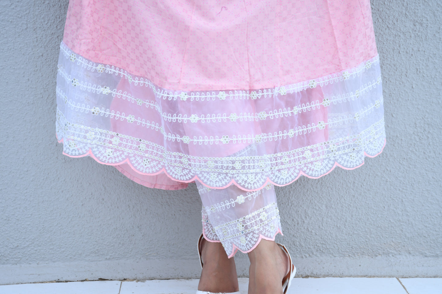 Blush Bloom Anarkali Kurti