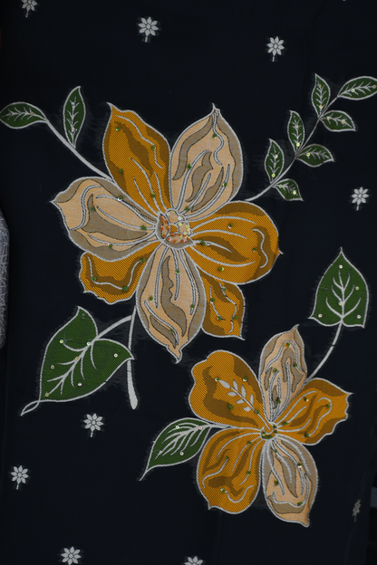 Midnight Blossom Suit Set