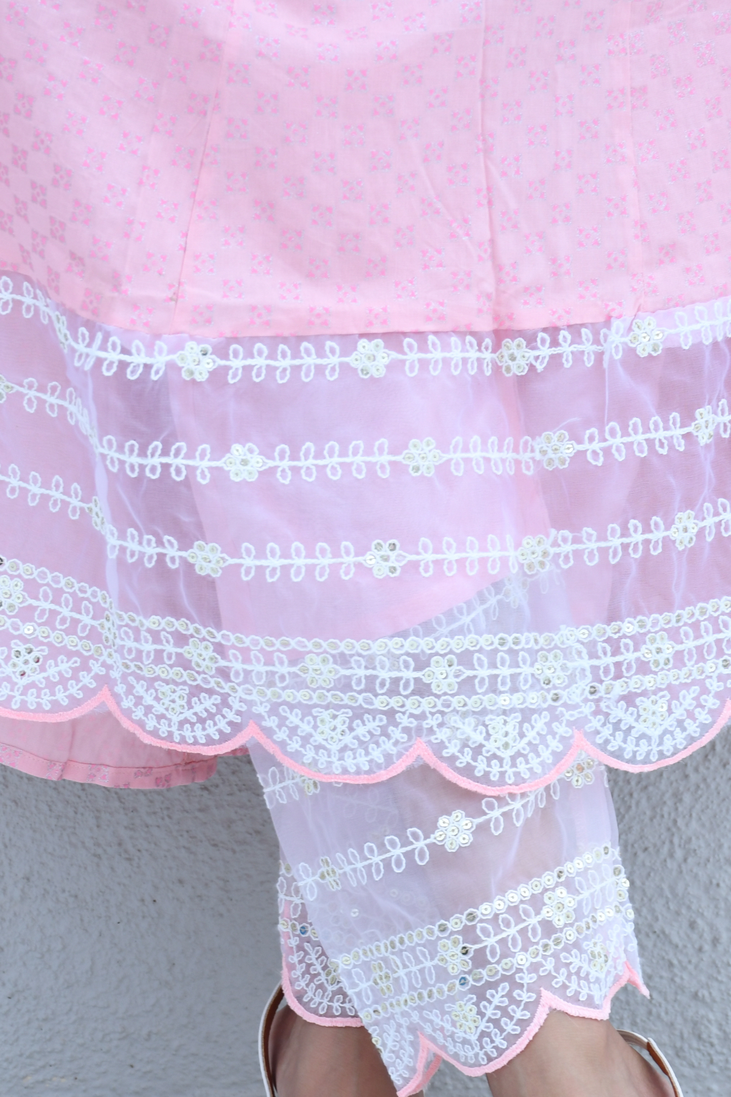 Blush Bloom Anarkali Kurti